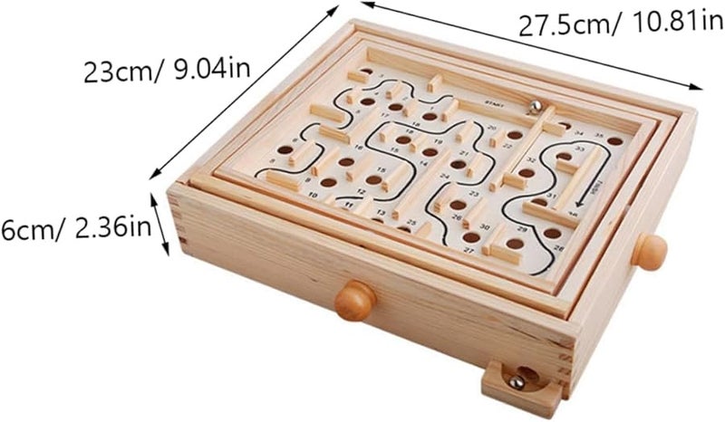 VANZACK Wooden Maze Puzzle Bead Educational Toys for Boys and Girls - Image 2